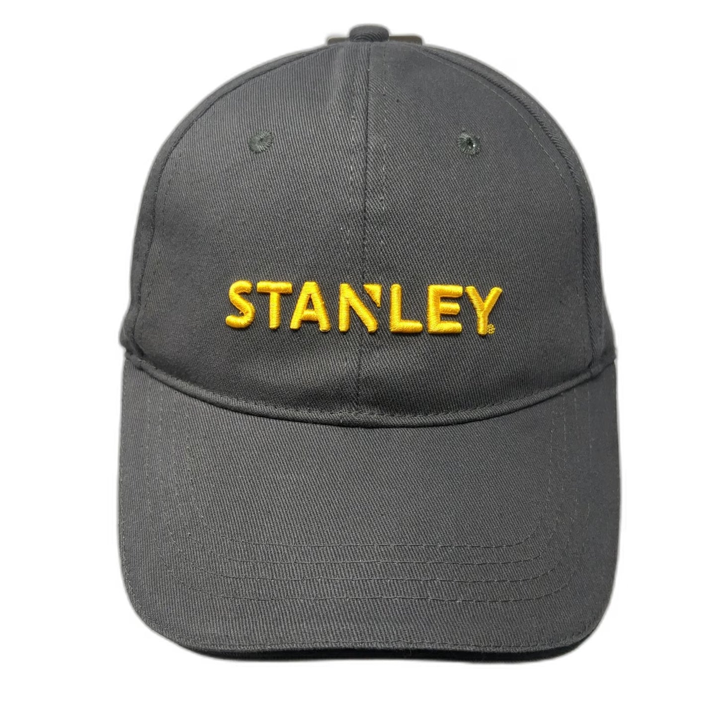 Stanley Snapback Hat Gray One Size Embroidered Adjustable Construction Tool Logo
