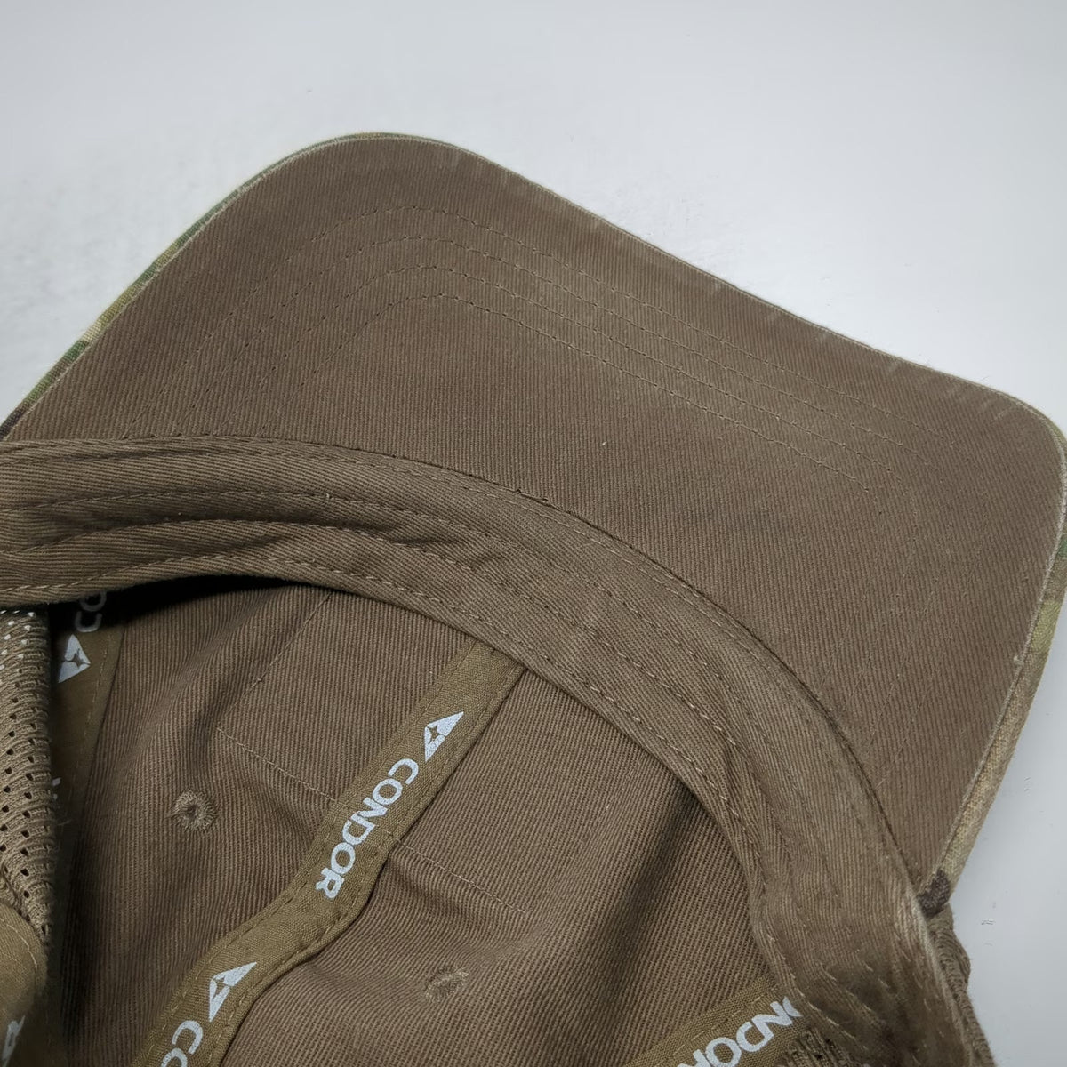 Condor Baseball Cap Brown Green One Size Camo Mesh Back Strapback Tactical Hat