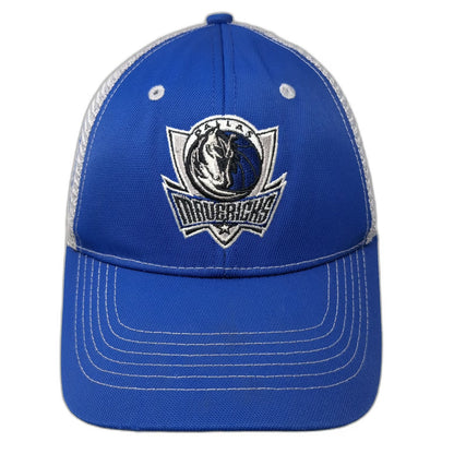 Dallas Mavericks NBA Fan Favorite Trucker Hat Blue One Size Mesh Back Snapback