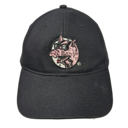 KC Caps Snapback Black Hat One Size Green Underbrim Blind Pig Embroidered Logo