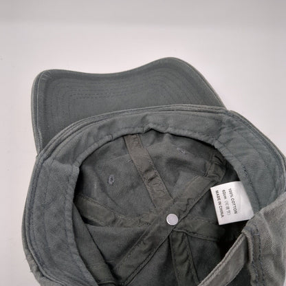 Ubranded Slideback Hat Gray One Size Adjustable Vented Holes 6 Panel Blank