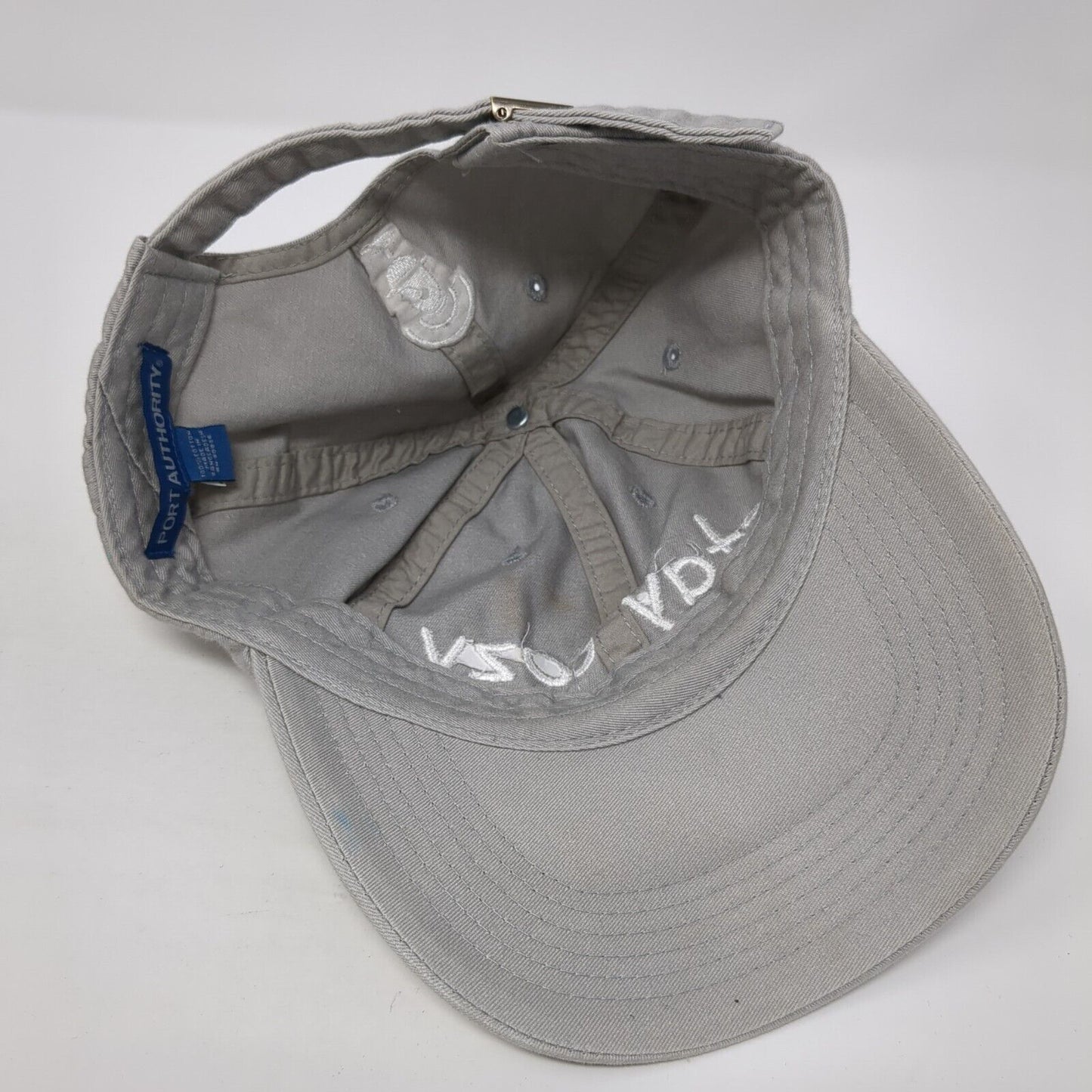 Stay Cozy Slideback Hat Gray One Size Adjustable Embroidered Port Authority