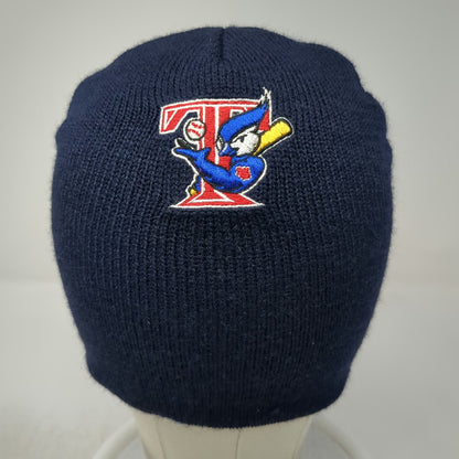 Majestic Toronto Blue Jays MLB Beanie Hat One Size Embroidered Logo Knit Acrylic