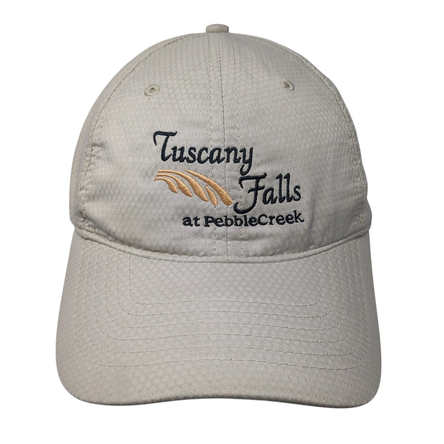 Tuscany Falls At Pebble Creek Baseball Cap Beige One Size Adjustable Legendary