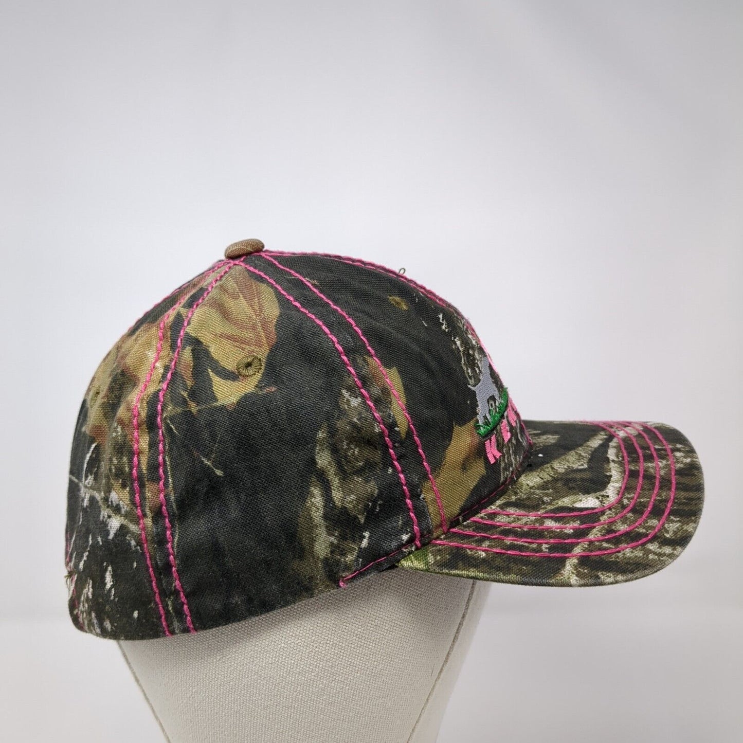 STG Kennels Womens Slideback Hat Camouflage OS Adjustable Ladies Fit Outdoor Cap