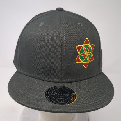 Natural Ventures Snapback Hat Gray OS Adjustable Embroidered Crowns by Lids