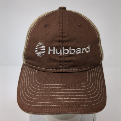 Hubbard Snapback Mesh Back Trucker Hat Brown One Size Outdoor Cap