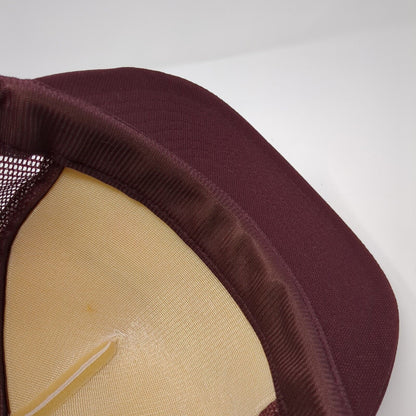 Retired No Money Snapback Rope Trucker Hat Red One Size Mesh Back