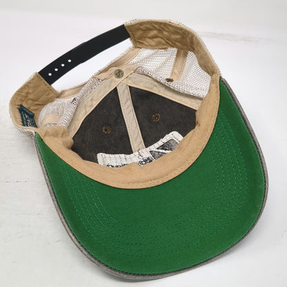 Legacy Trucker Hat Gray One Size IdaPac Mesh Snapback Patch Green Underbrim