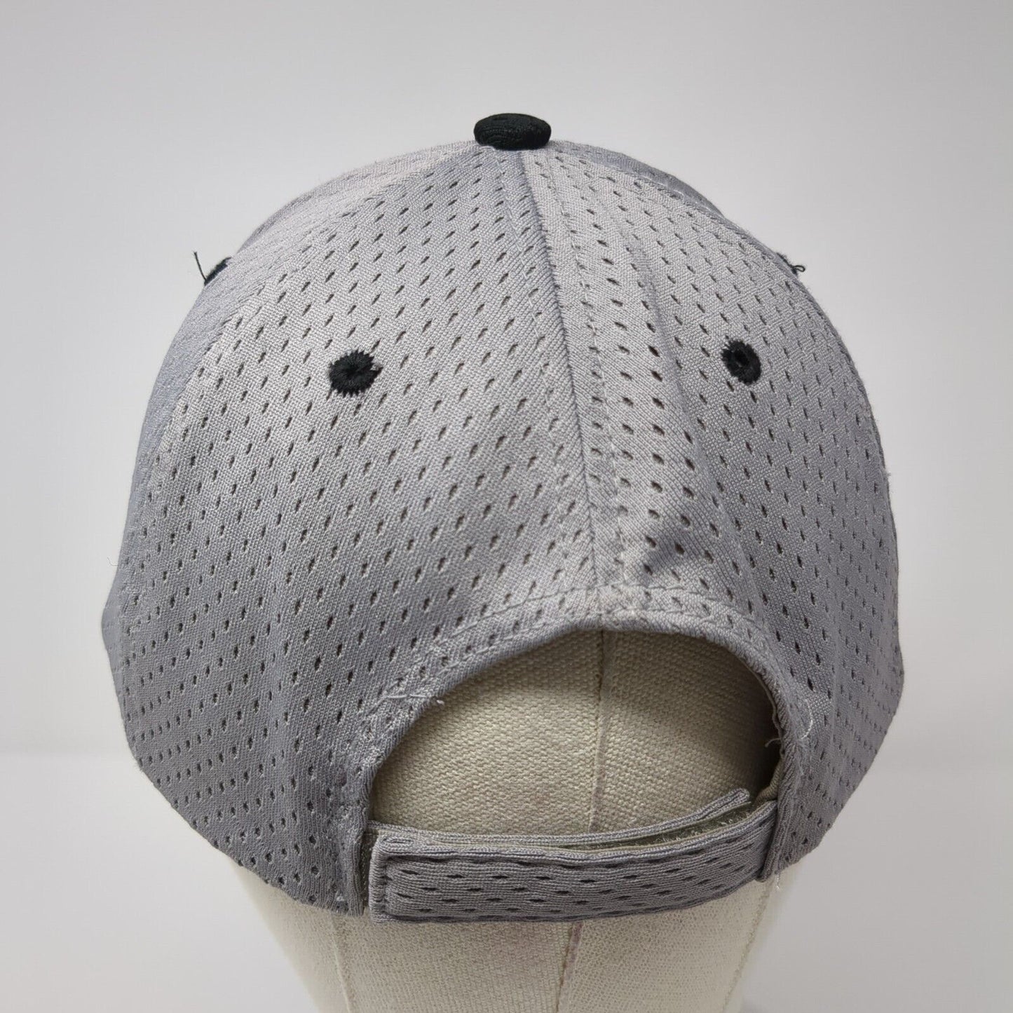 Kansas Cagerz Strapback Hat Gray One Size Adjustable Colorblock Otto