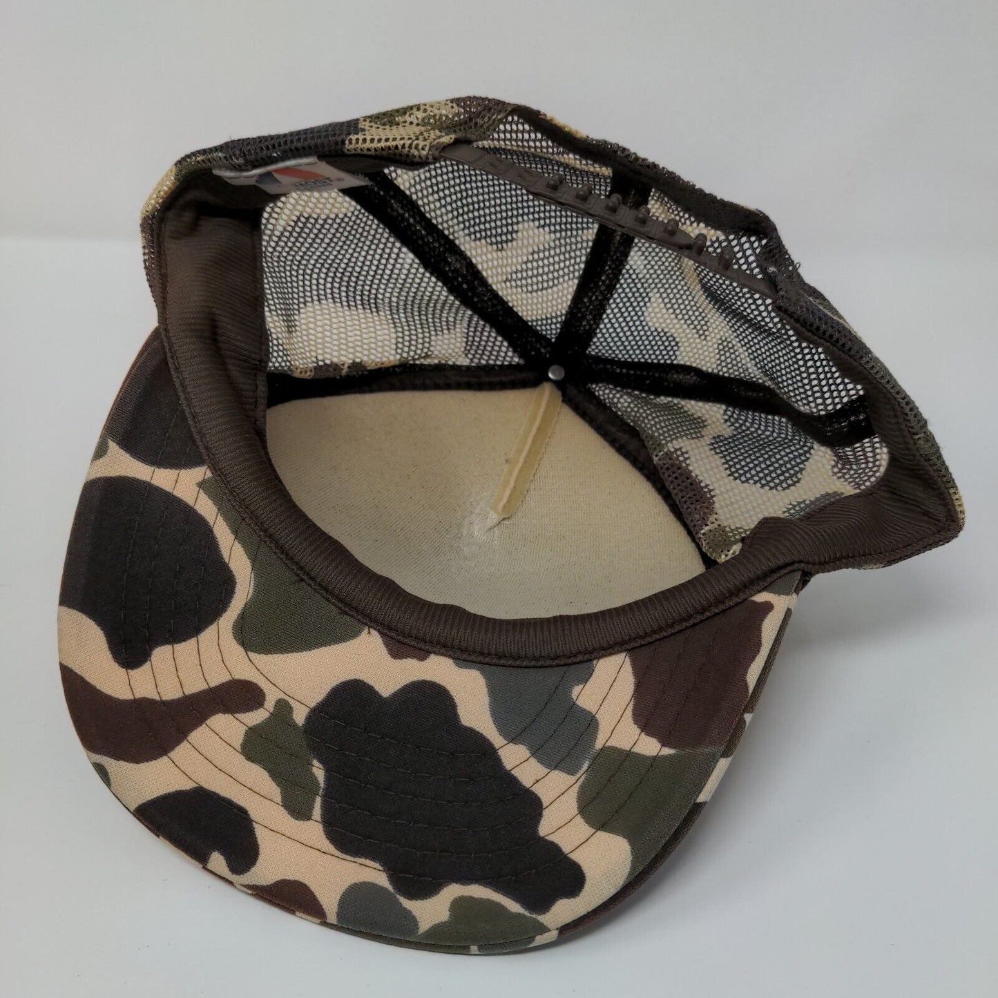 Berlin Brewing Co. Downtown Roberts Idaho Trucker Hat Camouflage Reg Size Rope