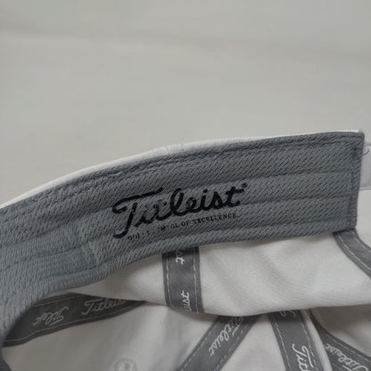 Titleist Slideback Hat White One Size Embroidered Adjustable Outdoor