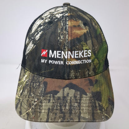 Cap America Trucker Hat Green OSFM Mennekes My Power Connection Camo Snapback
