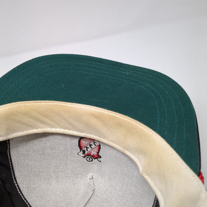Blue Lakes Slideback Hat Black One Size Adjustable Embroidered Rope Town Talk
