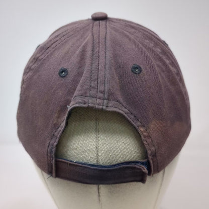 Cap America Microsoft Bing Logo Blue Baseball Cap OS Hat White Stripes Strapback