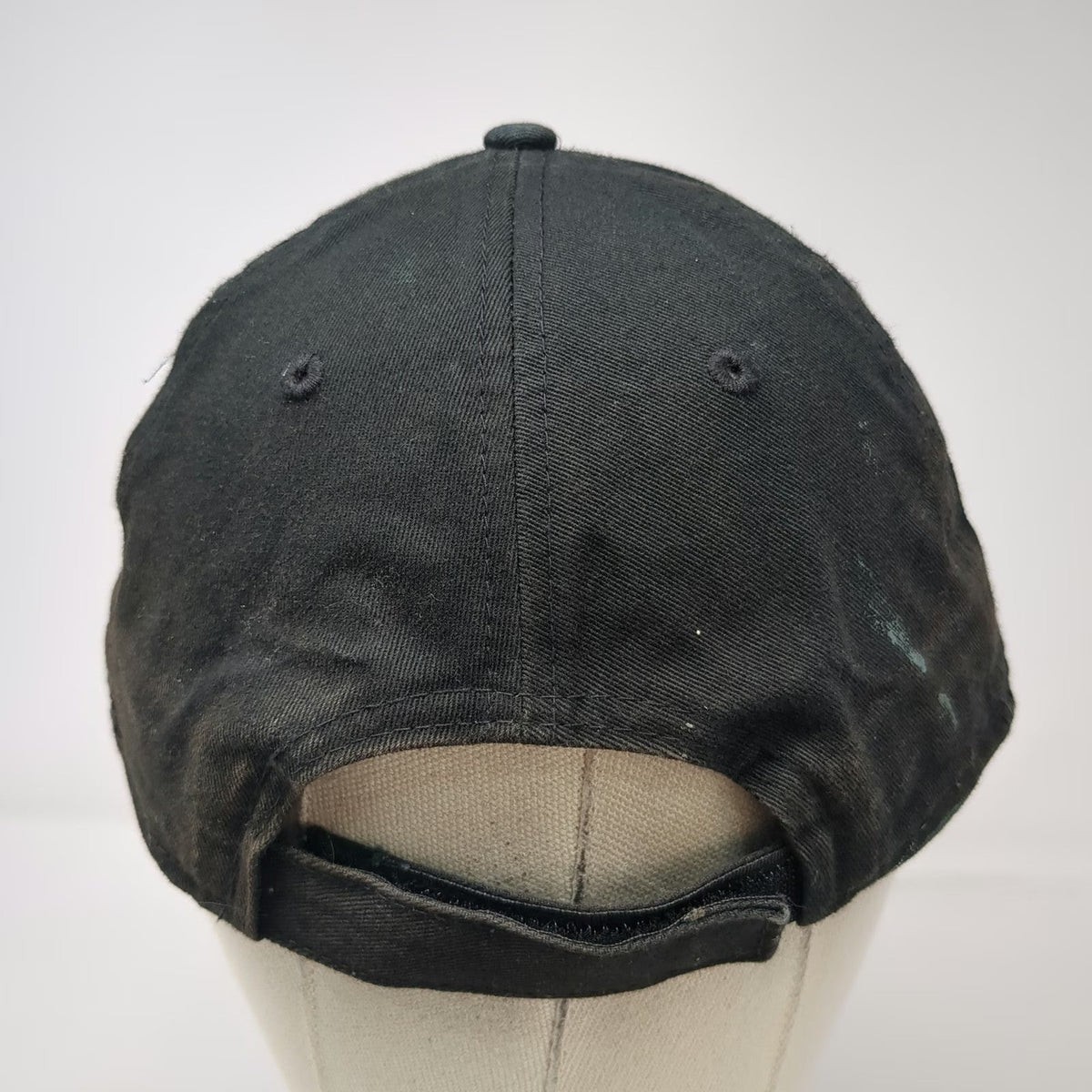 New Era Baseball Cap Black One Size FP Logo Embroidered Strapback Patriotic Hat