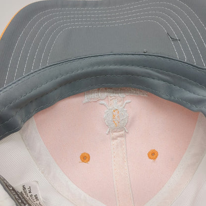 St Andrews Links Old Course Baseball Cap Orange One Size Slideback Golf hat