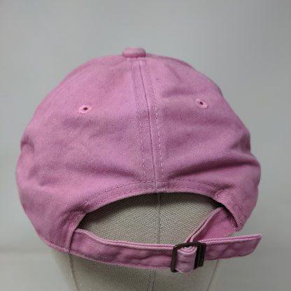 Bad Hair Day Slideback Hat Pink One Size Embroidered Adjustable 6 Panel