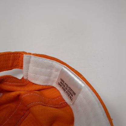 Poston Butte Strapback Hat Orange One Size Adjustable Breathable Troon Golf