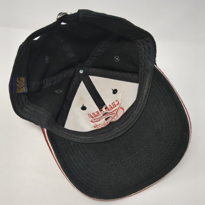 Chargers Football Slideback Hat Black One Size Adjustable Embroidered