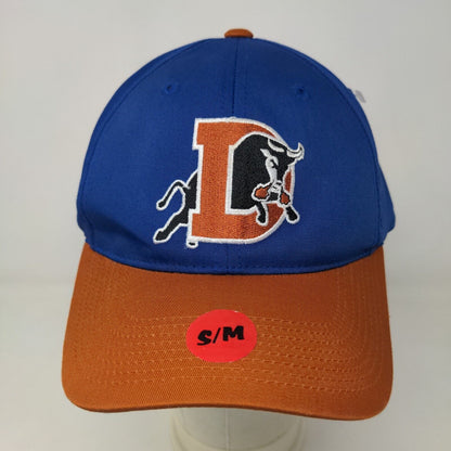 Outdoor Cap Men's Strapback Hat Blue Brown Size S/M Durham Bulls Embroidered