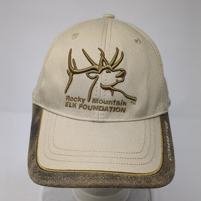 Rocky Mountain Elk Foundation Committee Slideback Hat Tan One Size Hunting