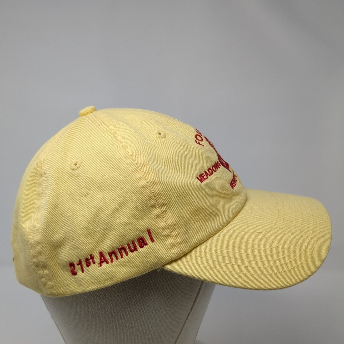 Fosdick Meadows Valley Benefit 2006 21st Annual CocaCola Slideback Hat Yellow OS
