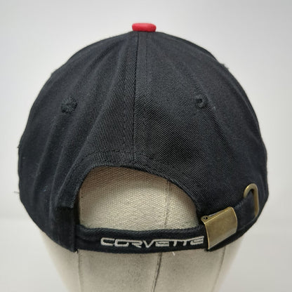 Corvette C7 Logo Baseball Cap Black One Size Cotton Embroidered Slideback Hat
