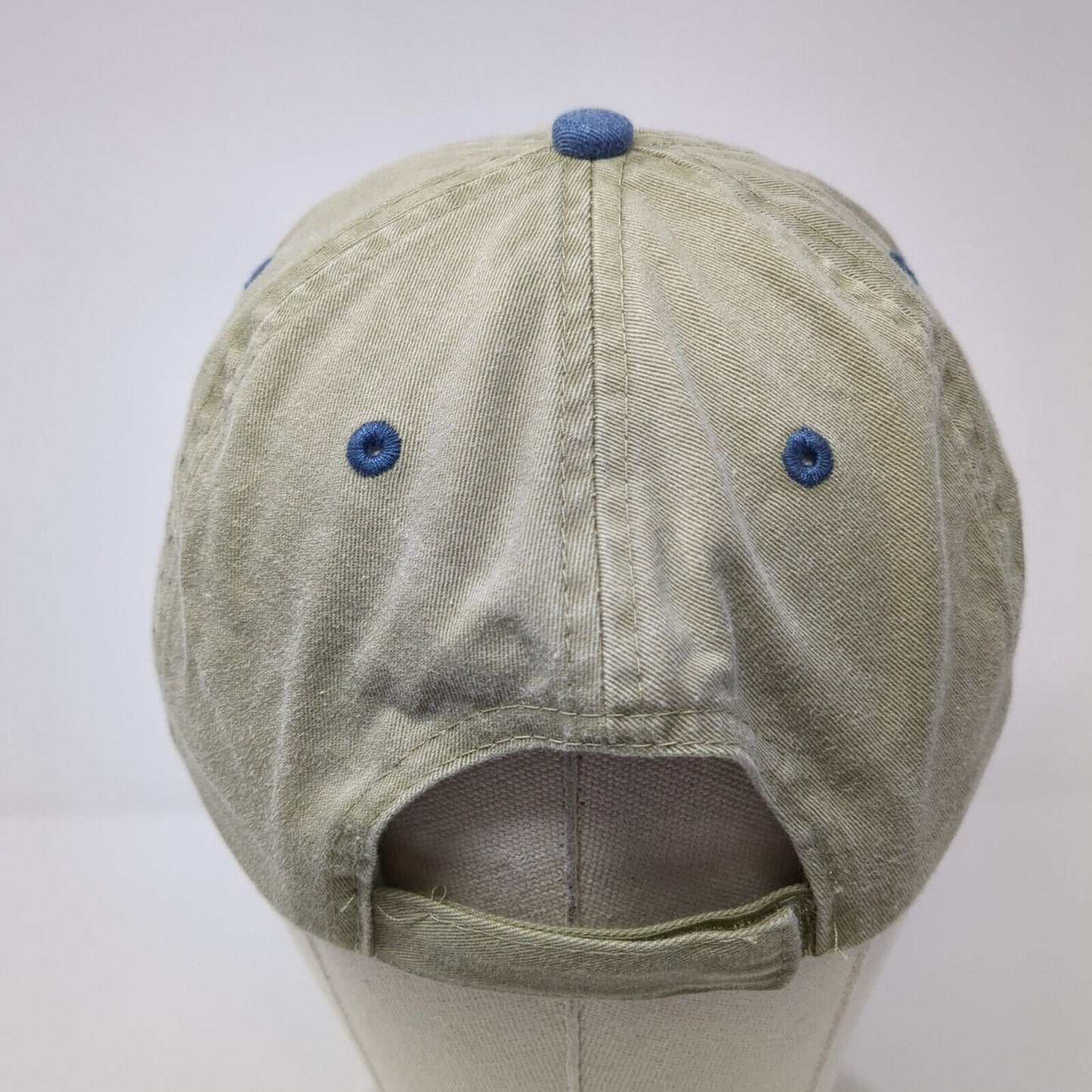 Rice Farms Strapback Hat Green One Size Adjustable Embroidered Otto