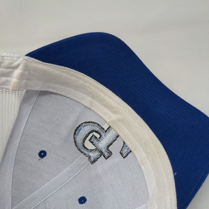 Richardson Snapback Trucker Hat Blue Adjustable Embroidered Letters