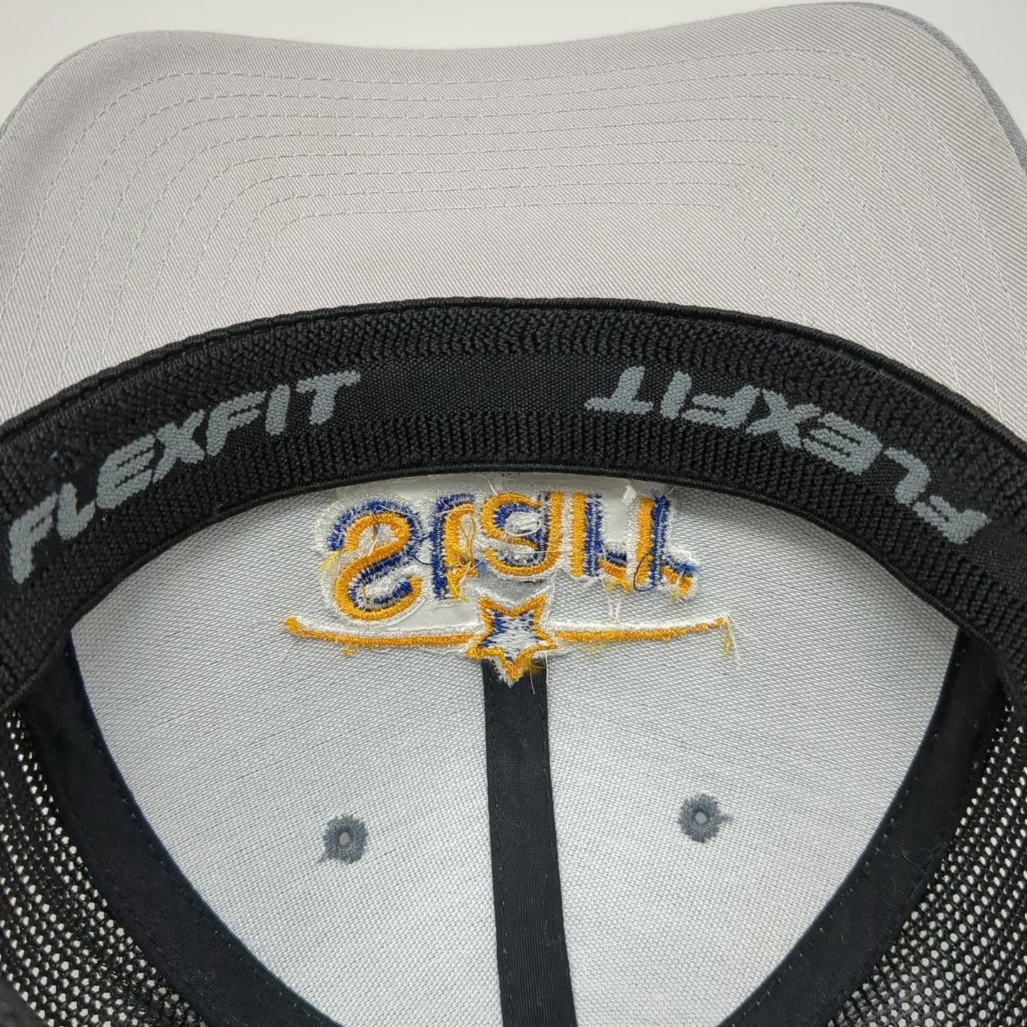 Port Authority Baseball Cap Gray XL Starr General Contracting Mesh Flexfit Hat