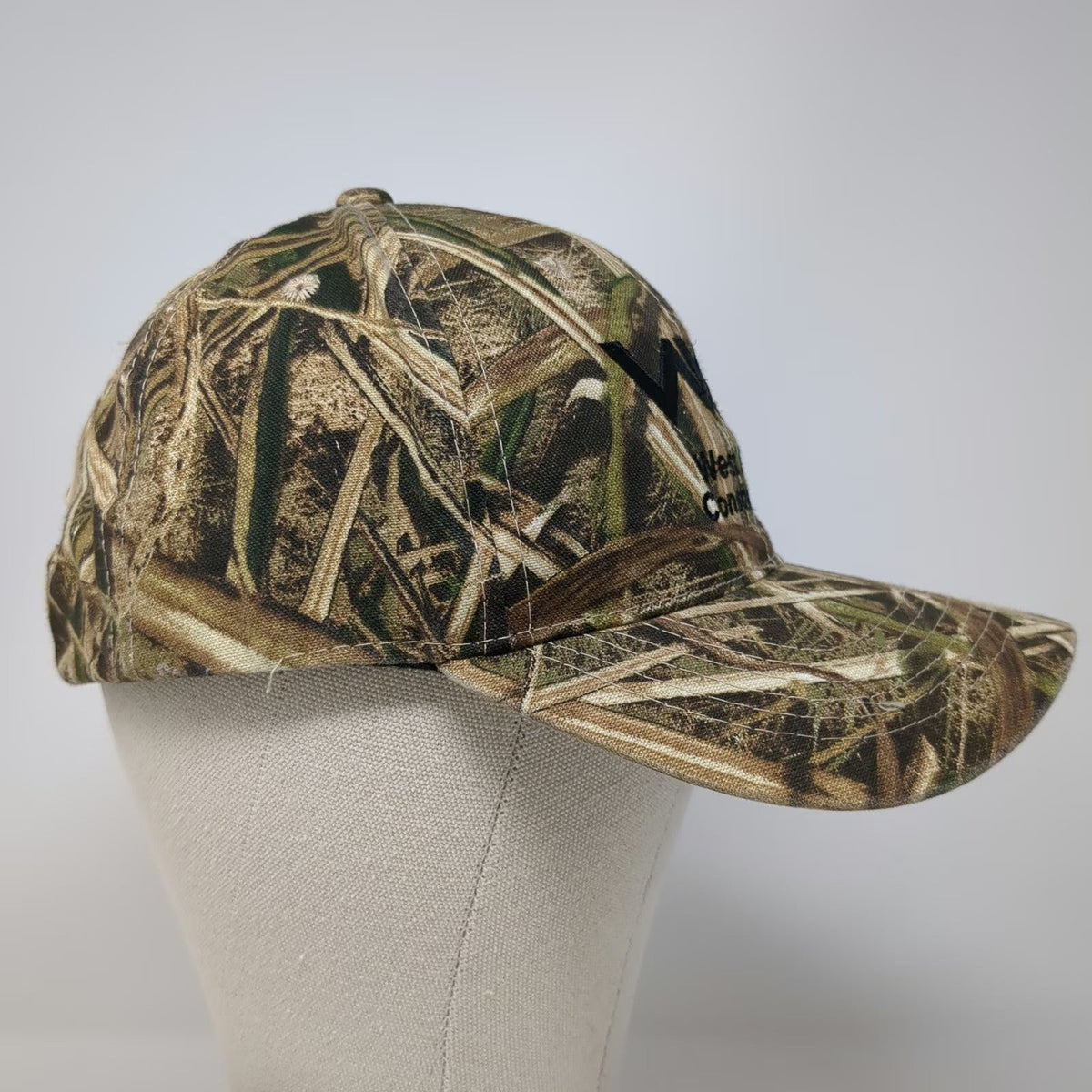 Outdoor Cap Snapback Brown One Size Camo West Valley Construction Logo hat