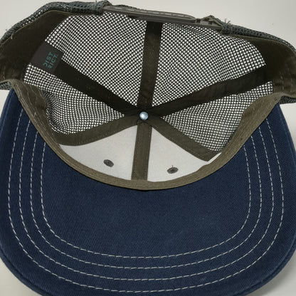 District Trucker Hat White Blue One Size Mesh Snapback Oregon Interagency Fire