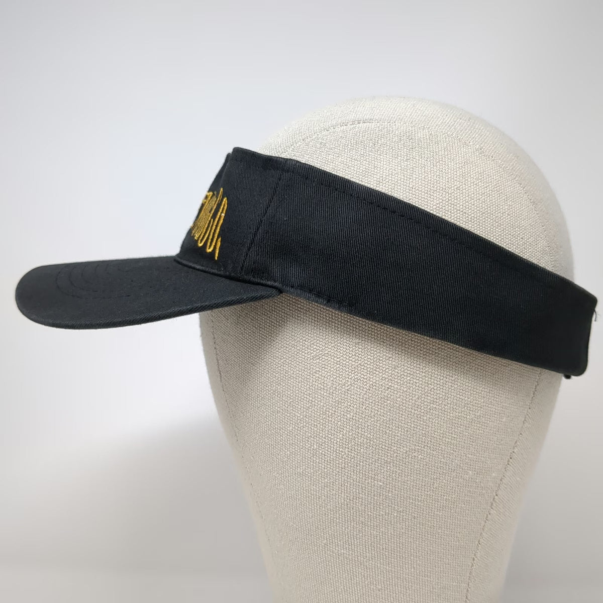 Corrington's Visor Black One Size Skagway Brewing Co Embroidered Brewery Hat