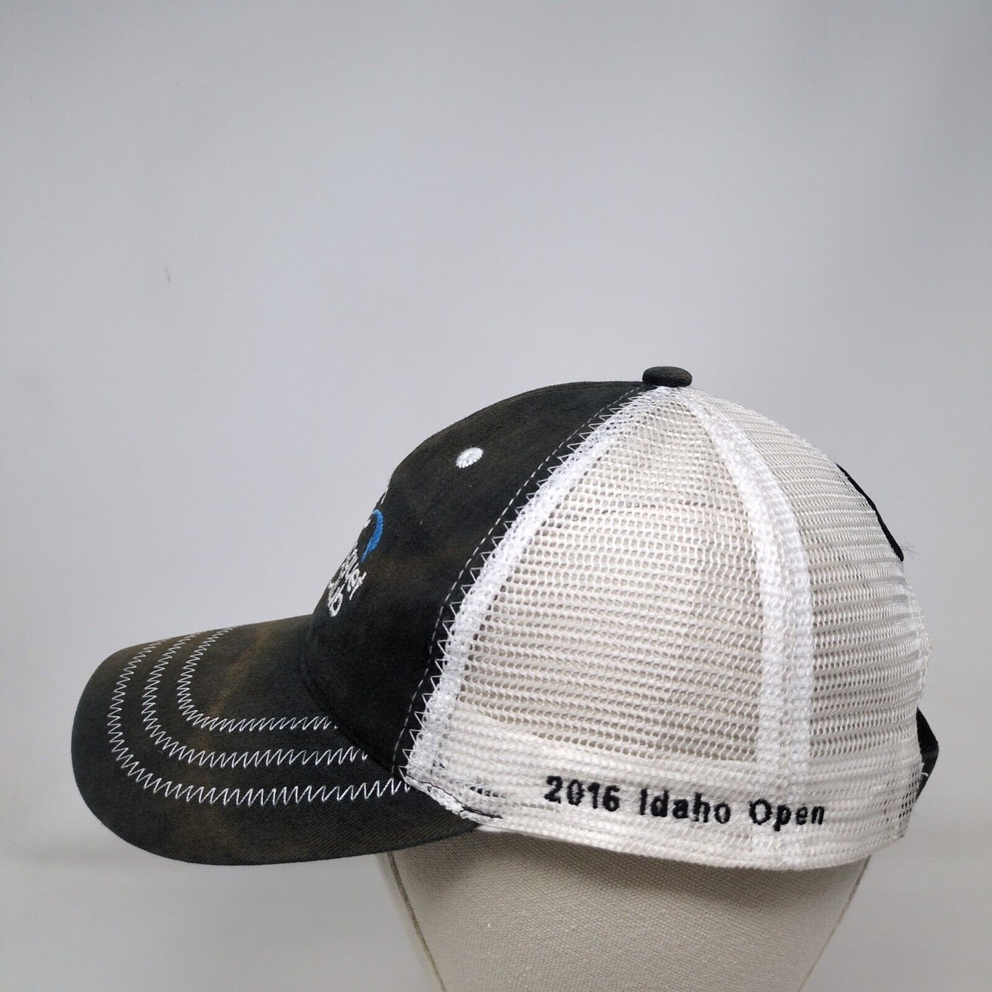 Boise Racquet and Swim Club Strapback Trucker Hat Black OSFA 2016 Idaho Open