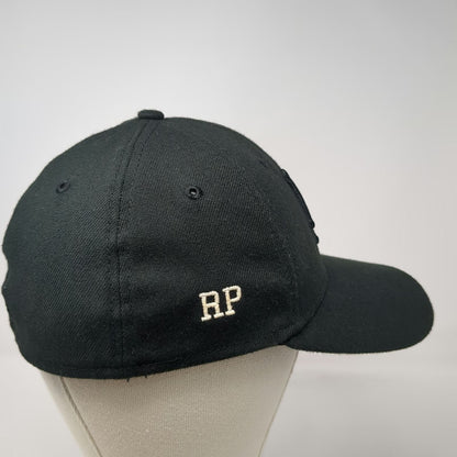 New Era Los Angeles Dodgers MLB Baseball Cap Black One Size 39THIRTY Stretch Hat