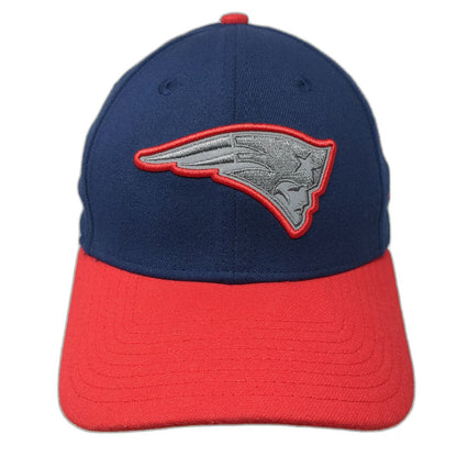 New Era New England Patriots NFL Cap Blue Red L 39THIRTY Stretch Fit Embroidered