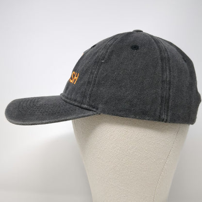 DoorDash Baseball Cap Gray OSFM Embroidered Logo Adjustable Strapback Cotton Hat