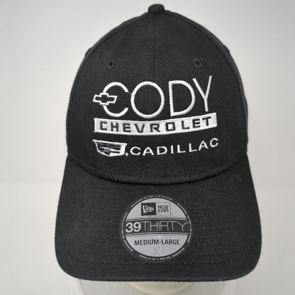 Cody Chevrolet Cadillac Fitted Hat Black M/L Embroidered 39Thirty New Era