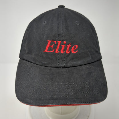 Elite Ask For The Red Edge Slideback Hat Black One Size Adjustable Embroidered