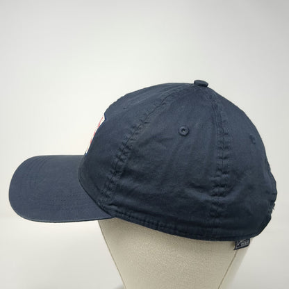 Ahead Baseball Cap Blue Red White One Size Anchor Patch Chevron Strapback Hat
