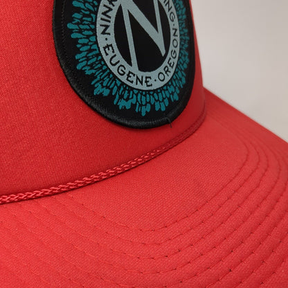 Ninkasi Brewing Oregon Eugene Snapback Trucker Hat Red Adjustable Mesh Rope Otto