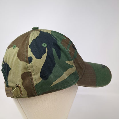 Bay State Apparel Boston Baseball Cap Green Camo American Flag One Size Hat