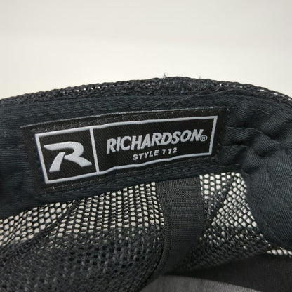 Richardson Trucker Hat Gray Black One Size Republic Services Mount Pleasant TX