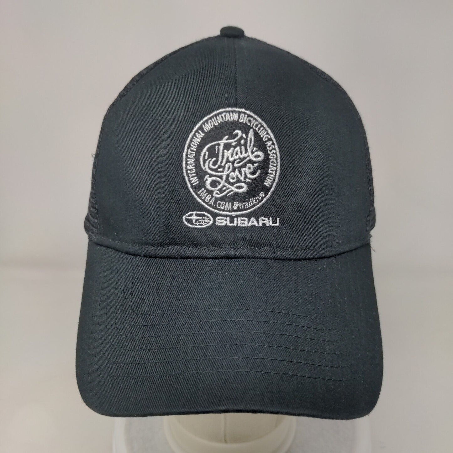 Subaru Trail Love Snapback Trucker Hat Black One Size Mesh Back Cap America