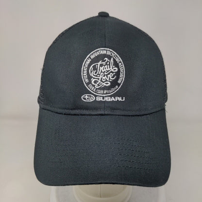 Subaru Trail Love Snapback Trucker Hat Black One Size Mesh Back Cap America