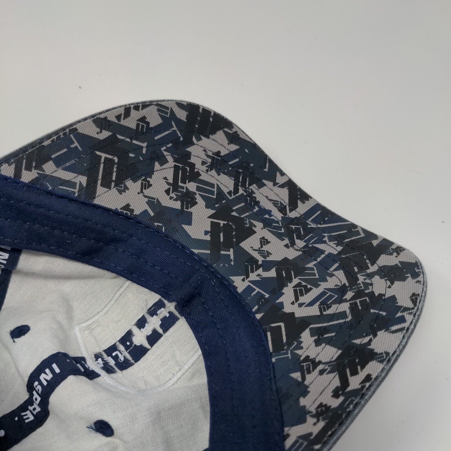 Mission43 Idaho USA Strapback Trucker Hat Blue OSFA Mesh Back 6 Panel