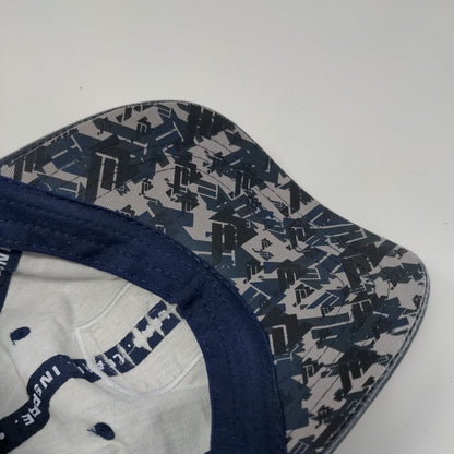 Mission43 Idaho USA Strapback Trucker Hat Blue OSFA Mesh Back 6 Panel