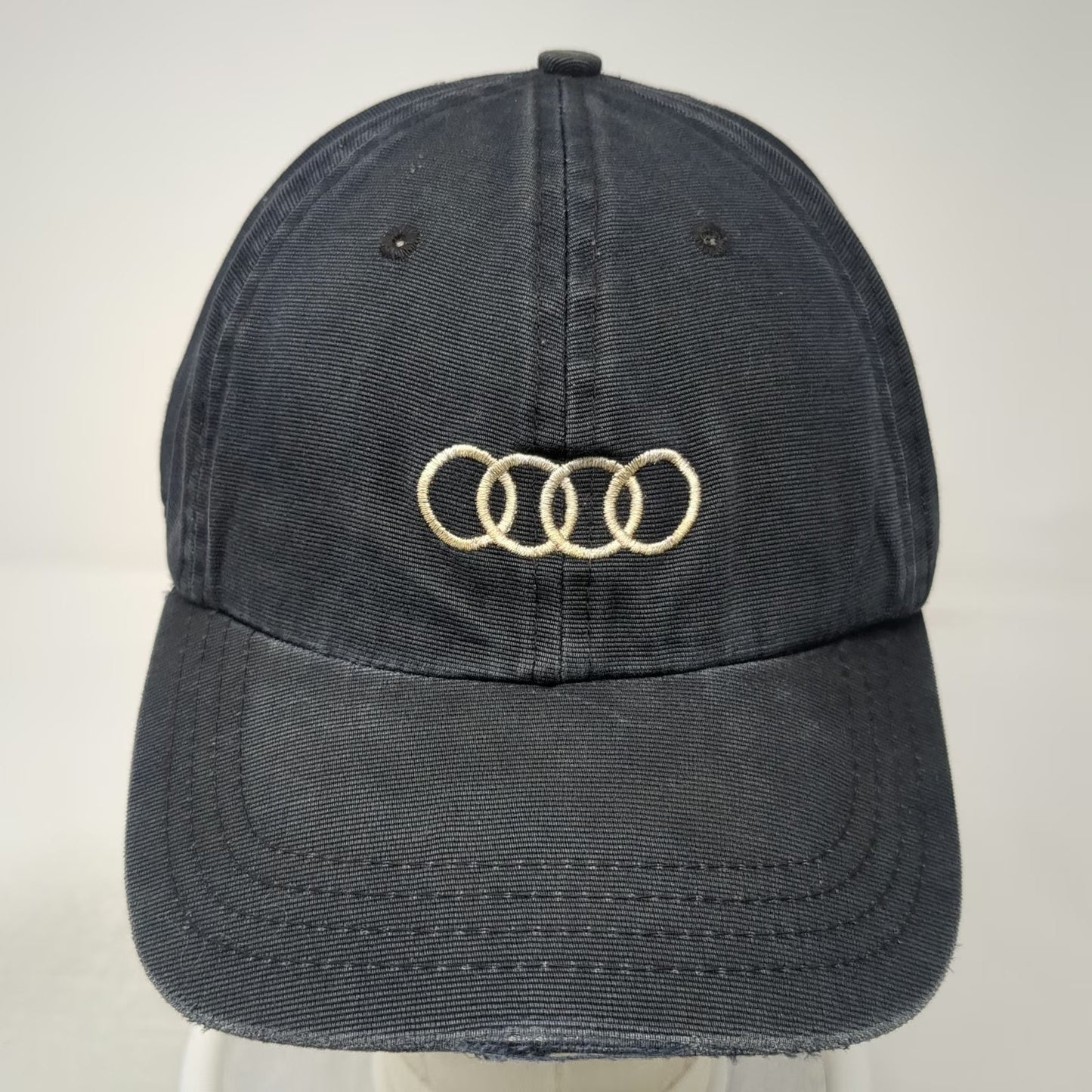 Fahrenheit Baseball Cap Black One Size Audi Logo Never Follow Slideback Hat
