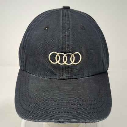 Fahrenheit Baseball Cap Black One Size Audi Logo Never Follow Slideback Hat